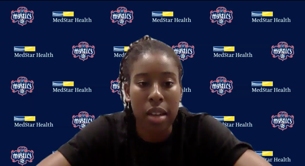 Ariel Atkins, Natasha Cloud lead Washington Mystics' statements on ...