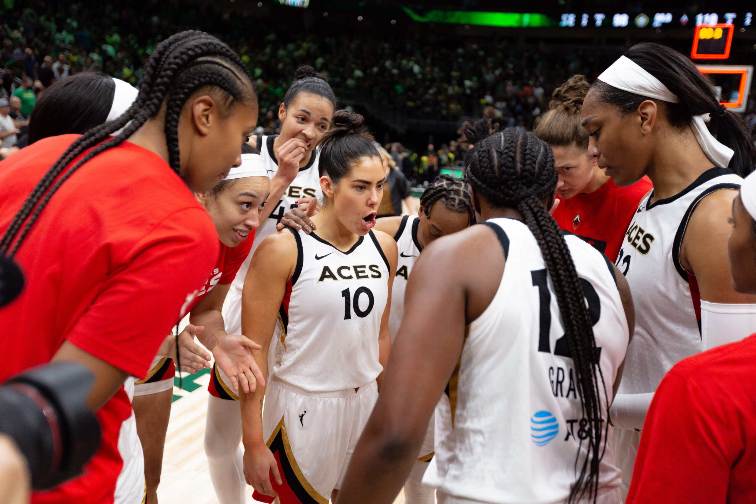 Chelsea Gray, A'ja Wilson power Aces past Los Angeles Sparks, Aces